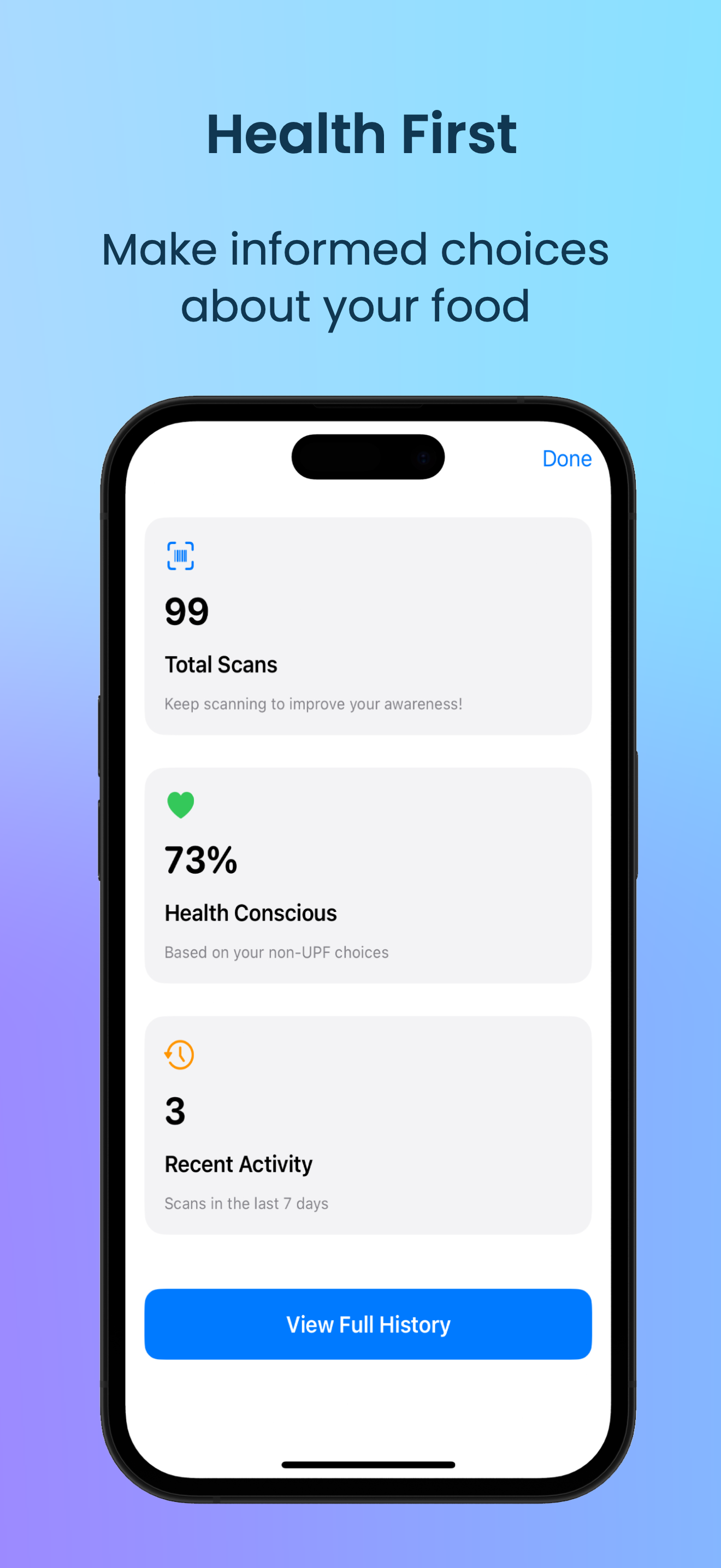 UPF Detector App Screenshot 3
